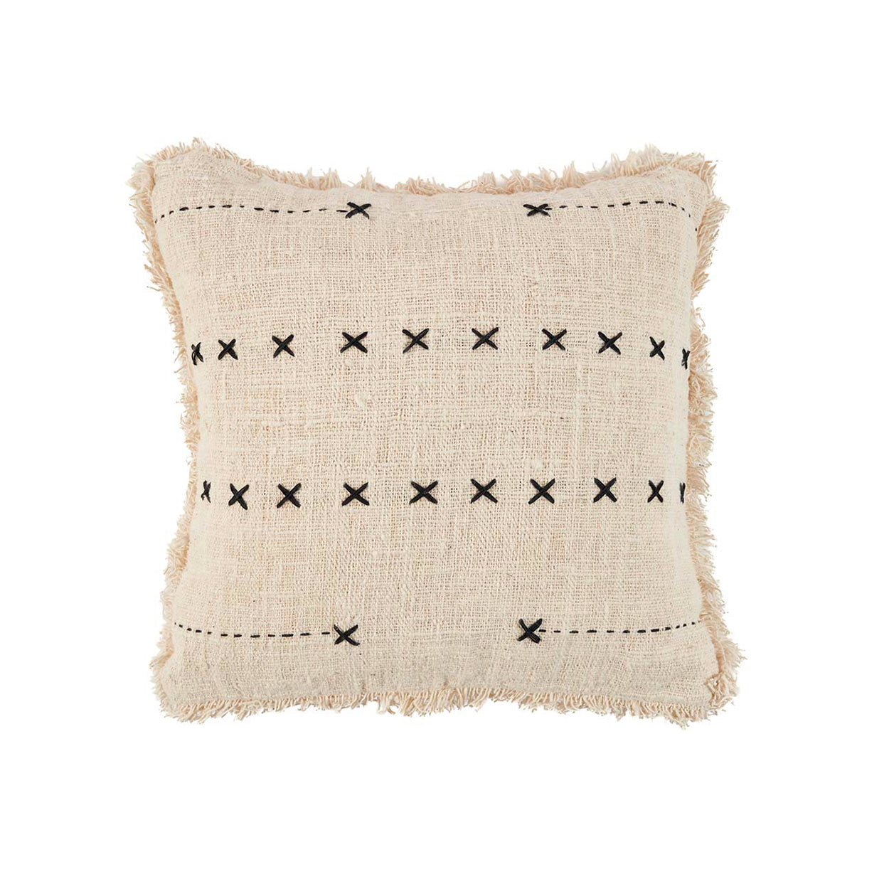 Housse de coussin French Kiss - Noir naturel