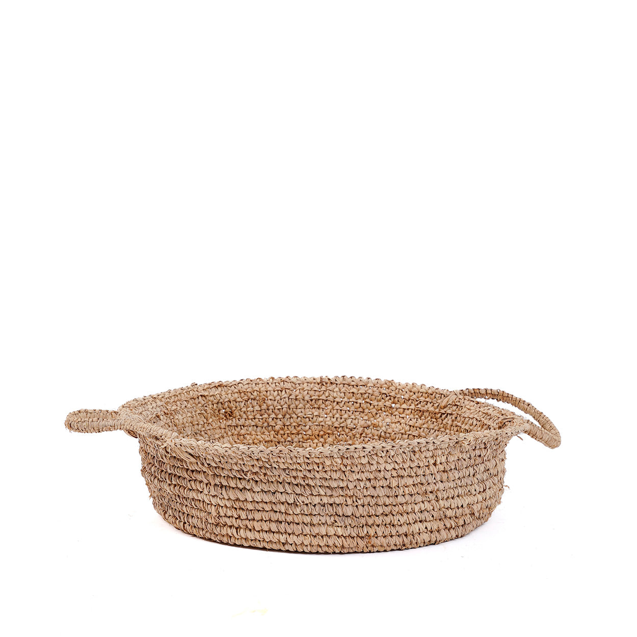 Plateaux en raphia tressé - Naturel - L