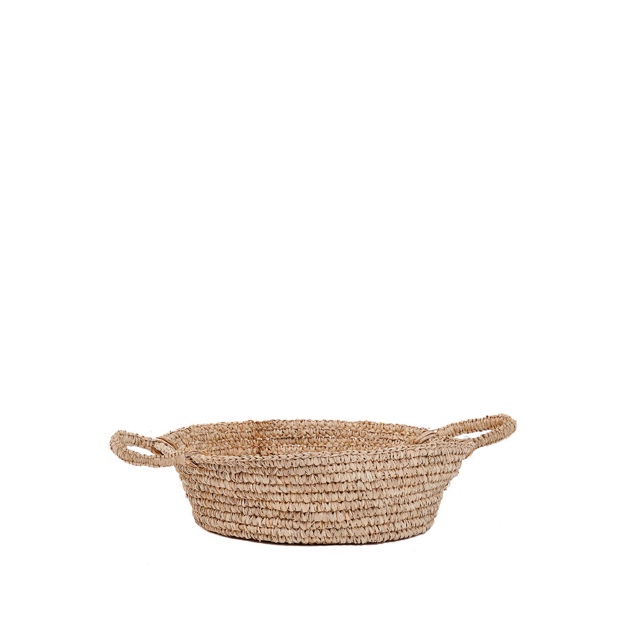 Plateaux en raphia naturel - M