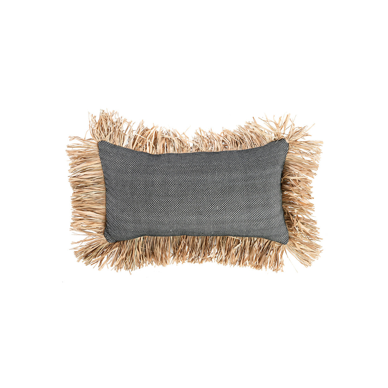 Housse de coussin Cotton Bonita - Noir naturel - 30x50