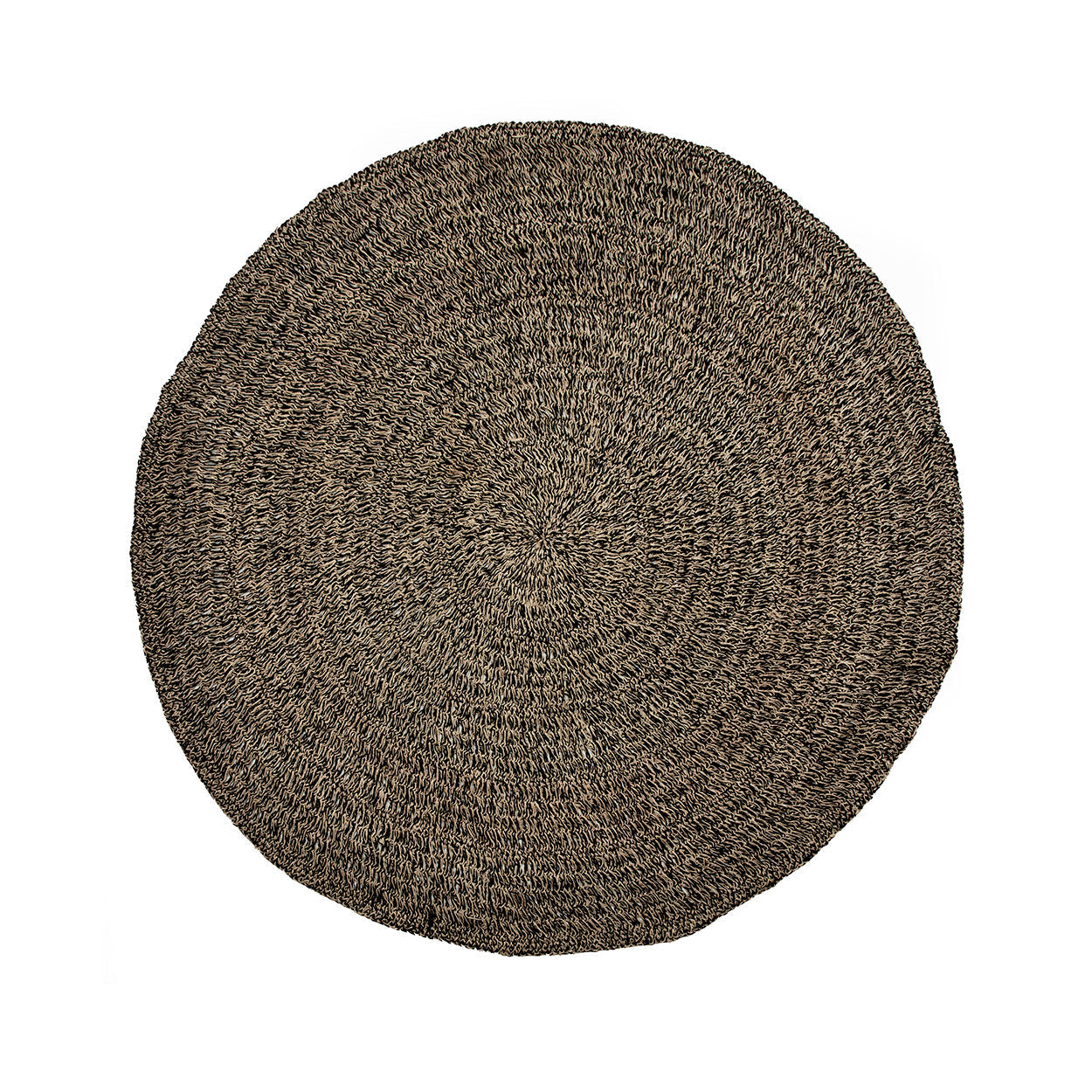 Tapis en jonc de mer - Noir naturel - 200