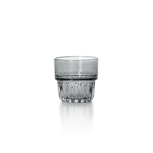 The Faceted Tumbler - Smoky Grey
