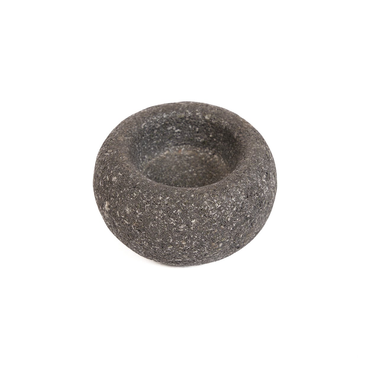 Ciotola in pietra lavica - Nero - XS