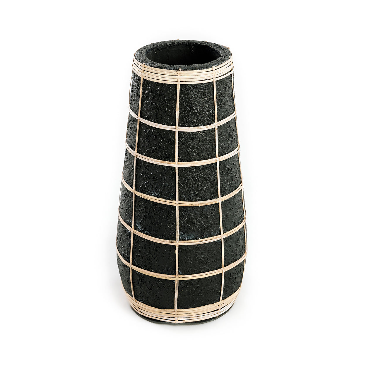 The Cutie Vase - Black Natural - L