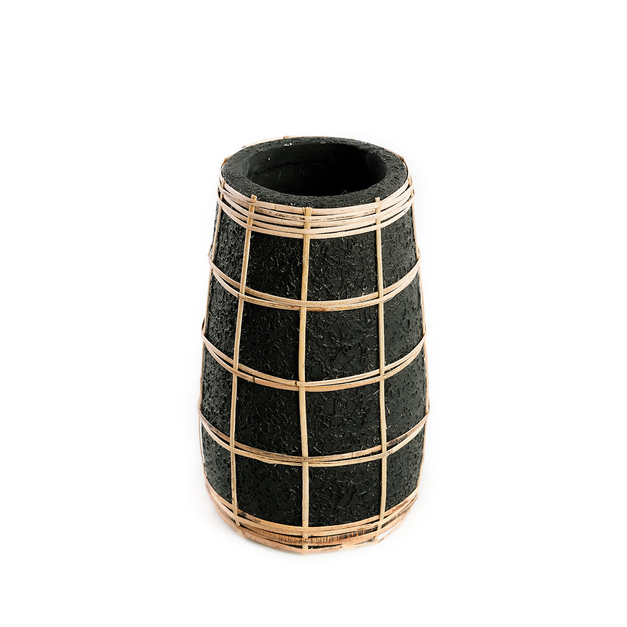 The Cutie Vase - Black Natural - S