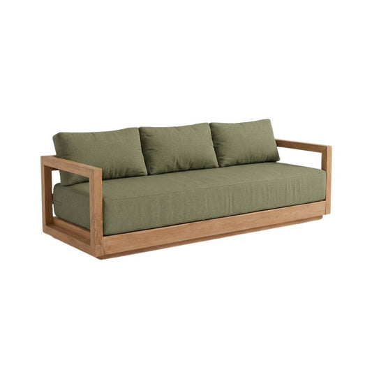 The Umalas Three Seater Sofa - Outdoor - Green Alga