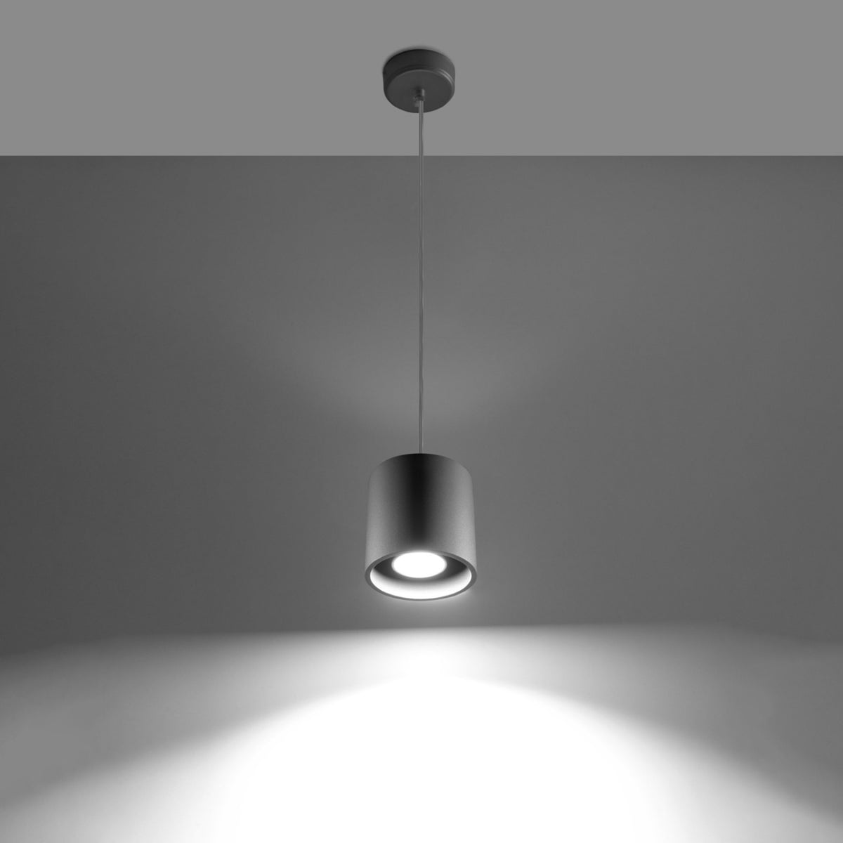 Pendant lamp ORBIS 1 grey