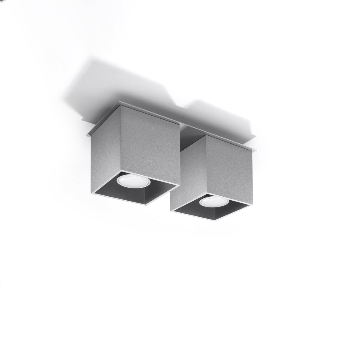 Ceiling lamp QUAD 2 grey