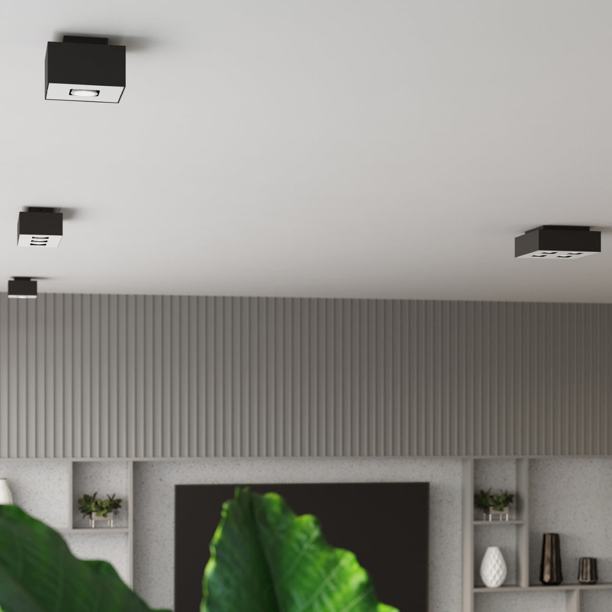 Ceiling lamp MONO 4 black
