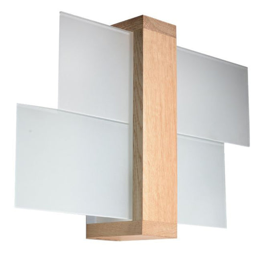Wall lamp FENIKS 1 natural wood