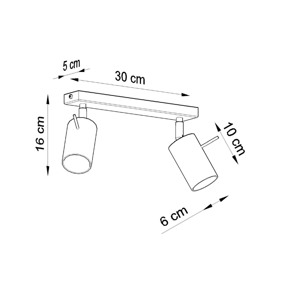 Ceiling lamp RING 2 white