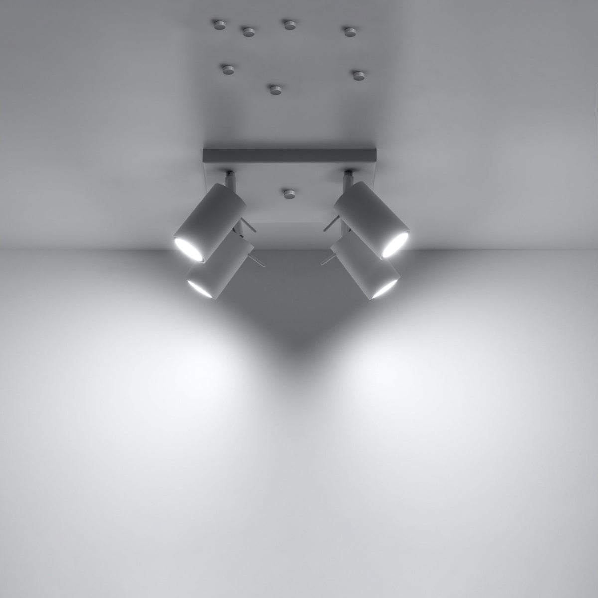 Ceiling lamp RING 4 white