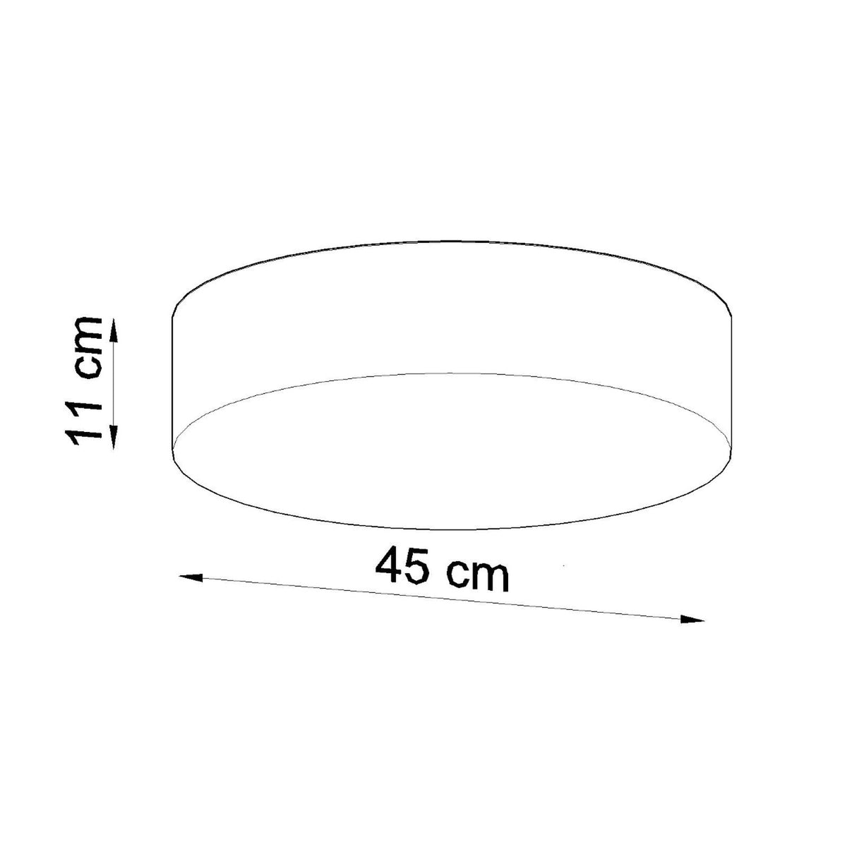 Ceiling lamp ARENA 45 white