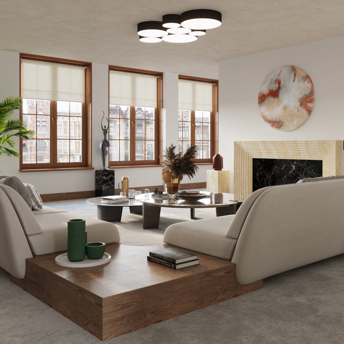 Ceiling lamp ARENA black