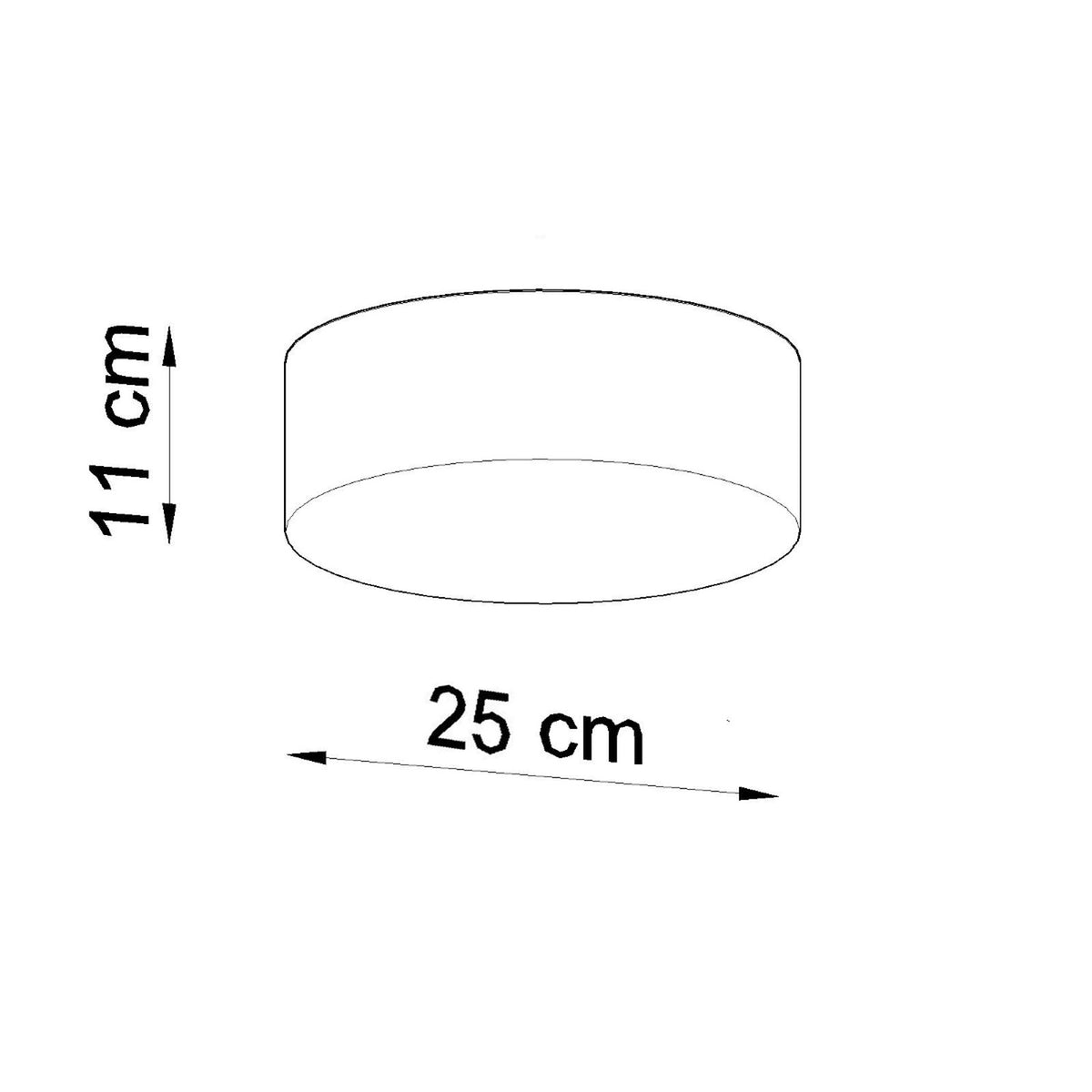 Ceiling lamp ARENA white