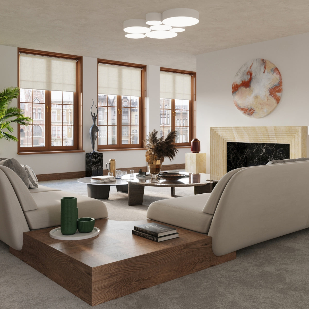 Ceiling lamp ARENA white