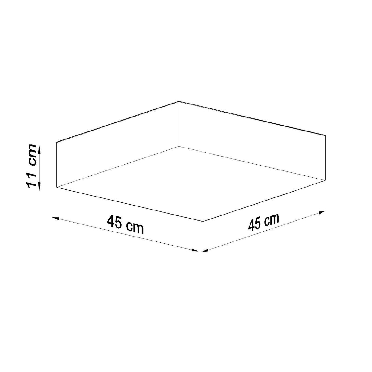 Ceiling lamp HORUS 45 white