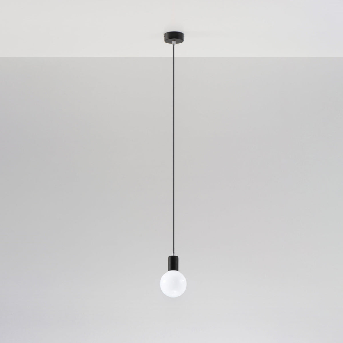 Pendant lamp EDISON black