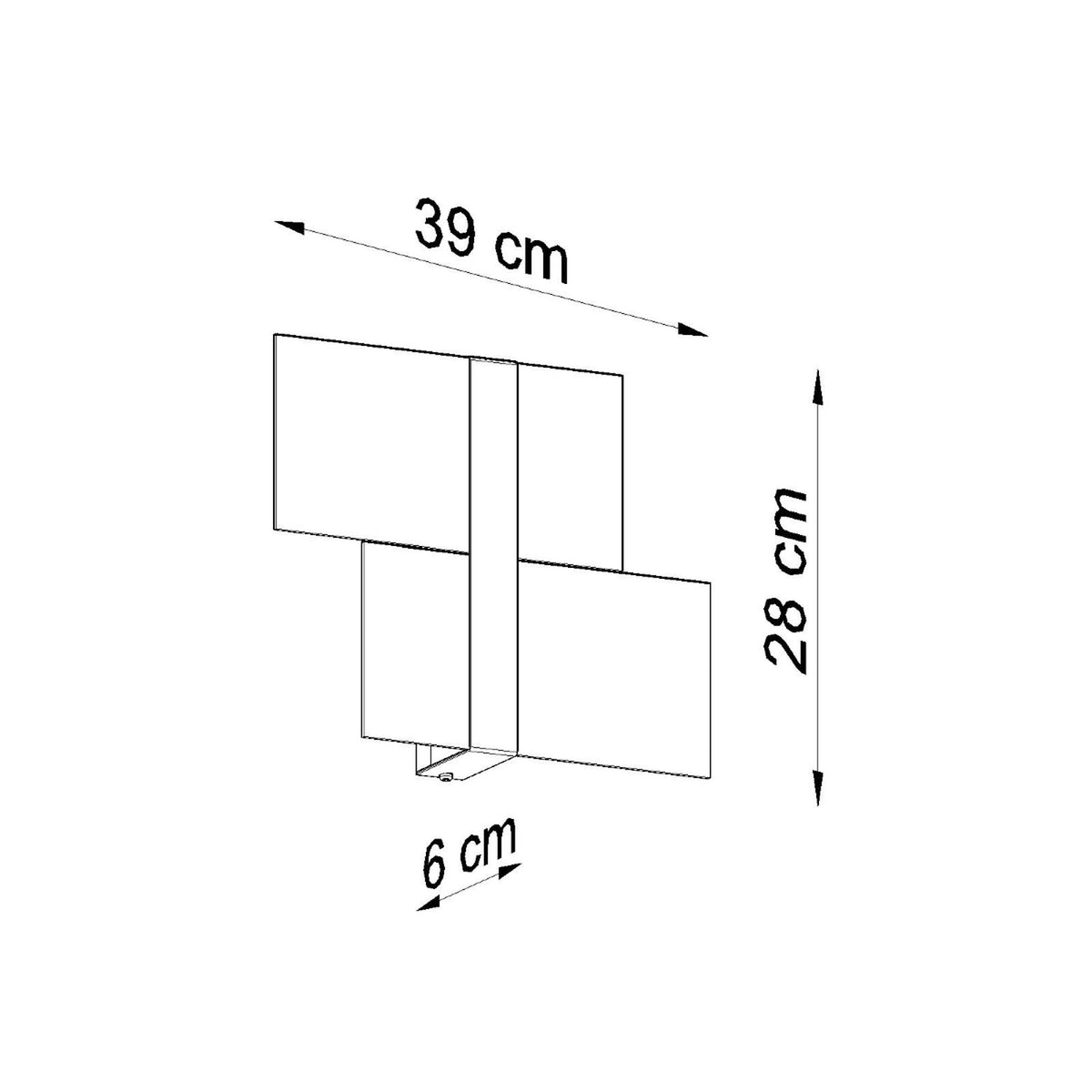 Wall lamp MASSIMO chrom