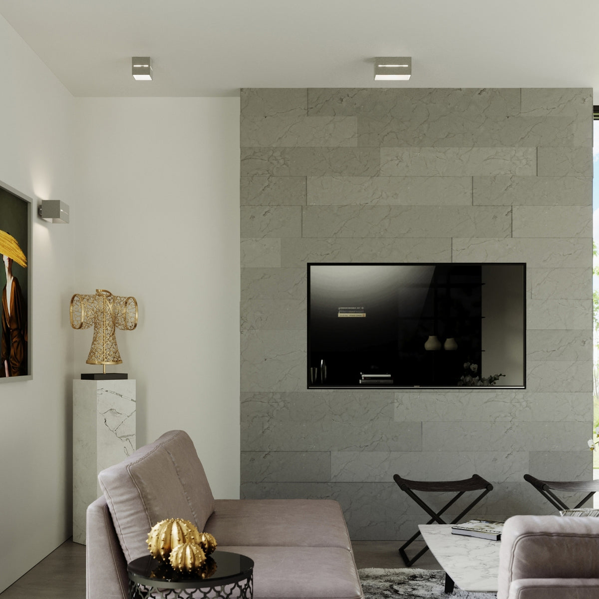 Ceiling lamp LOBO grey