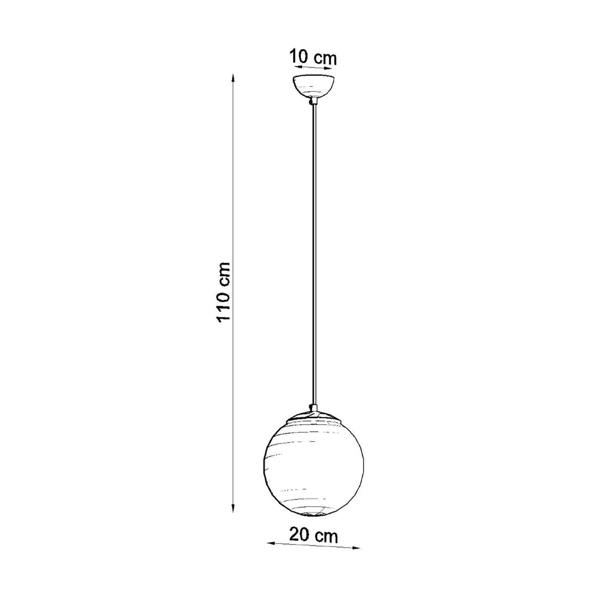 Pendant lamp UGO 20