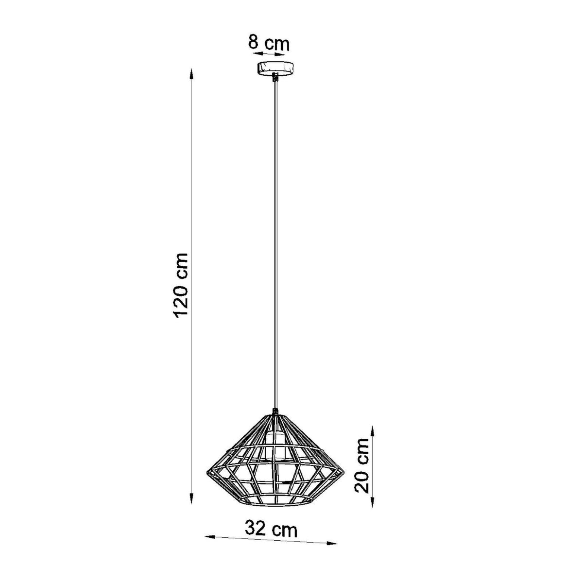 Pendant lamp UMBERTO white