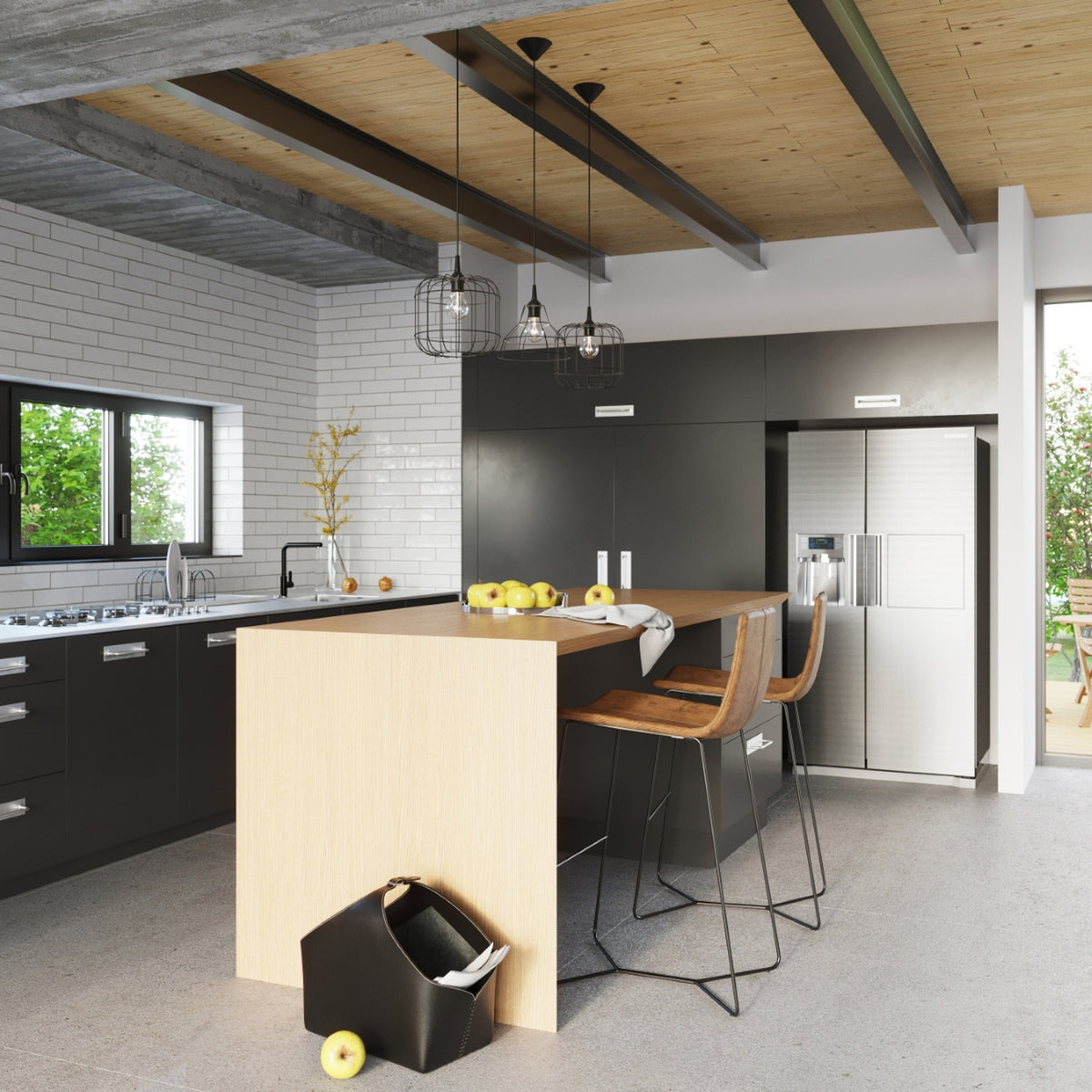 Pendant lamp CELTA black