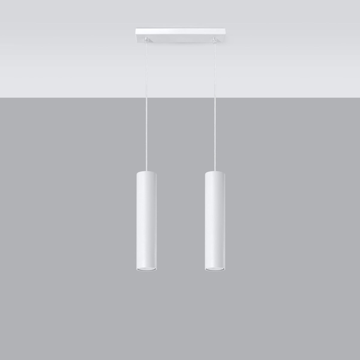 Pendant lamp LAGOS 2 white