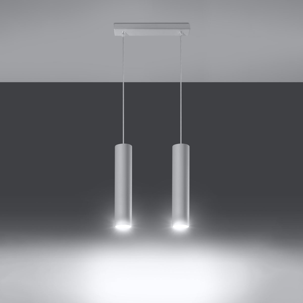 Pendant lamp LAGOS 2 white