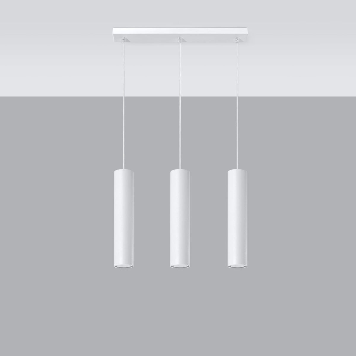 Pendant lamp LAGOS 3L white
