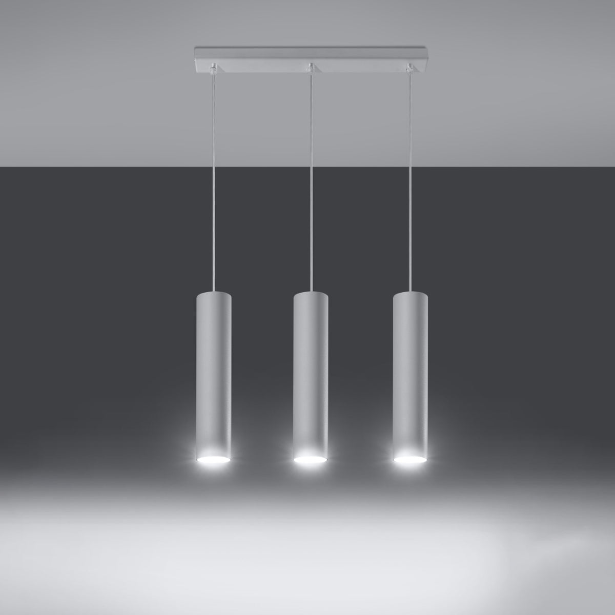 Pendant lamp LAGOS 3L white