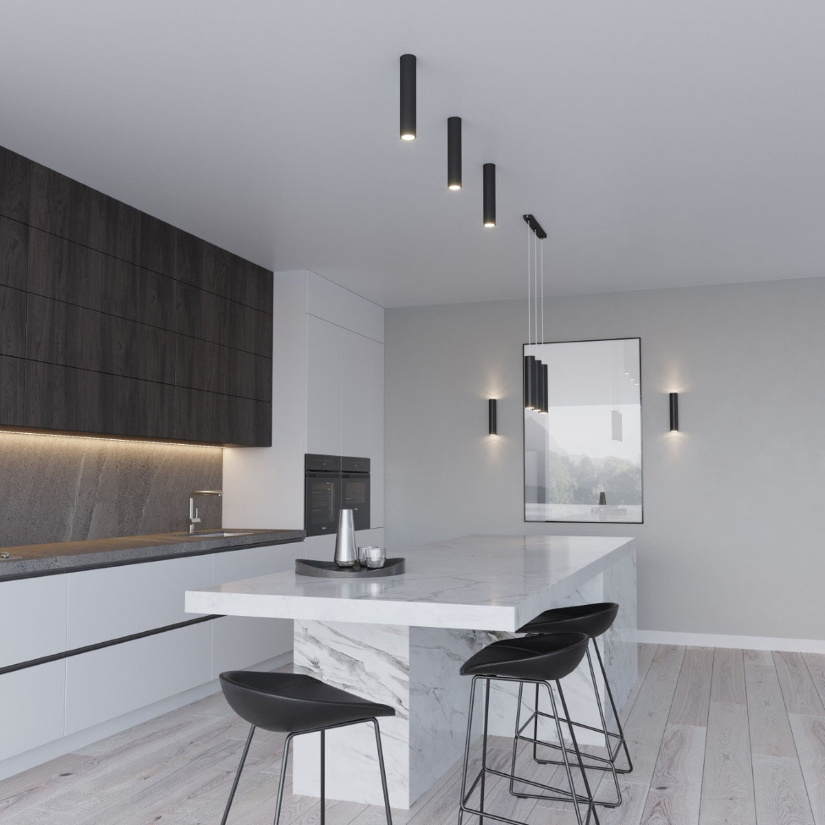 Pendant lamp LAGOS 2 black