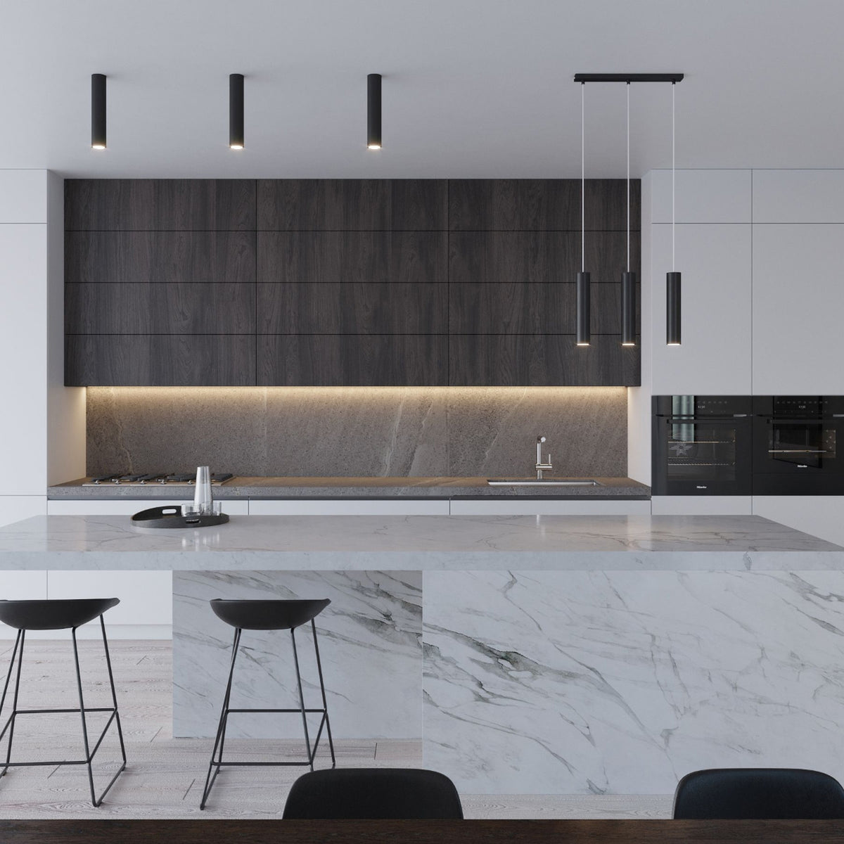 Pendant lamp LAGOS 2 black