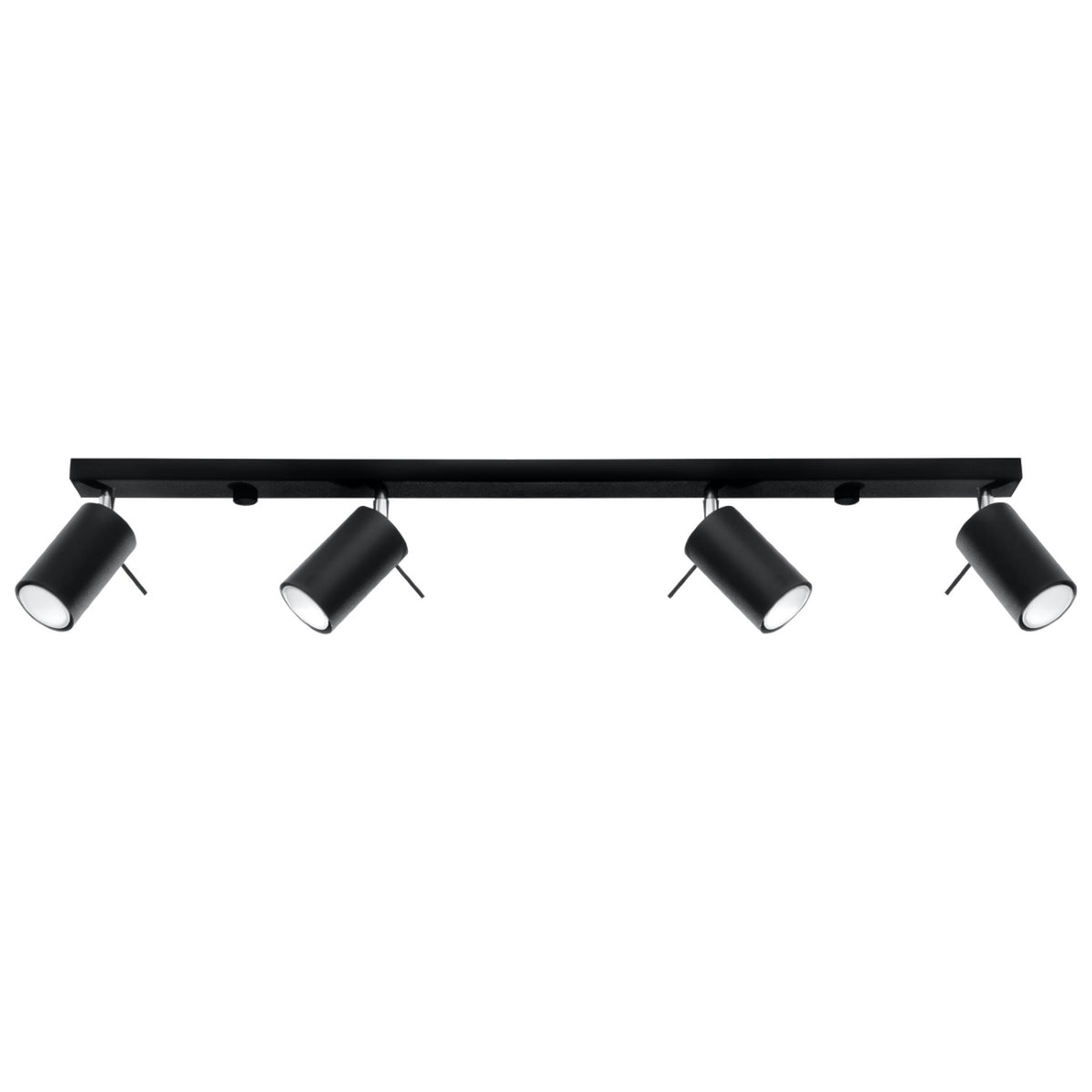 Ceiling lamp RING 4L black