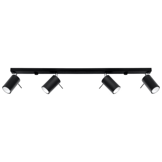 Ceiling lamp RING 4L black
