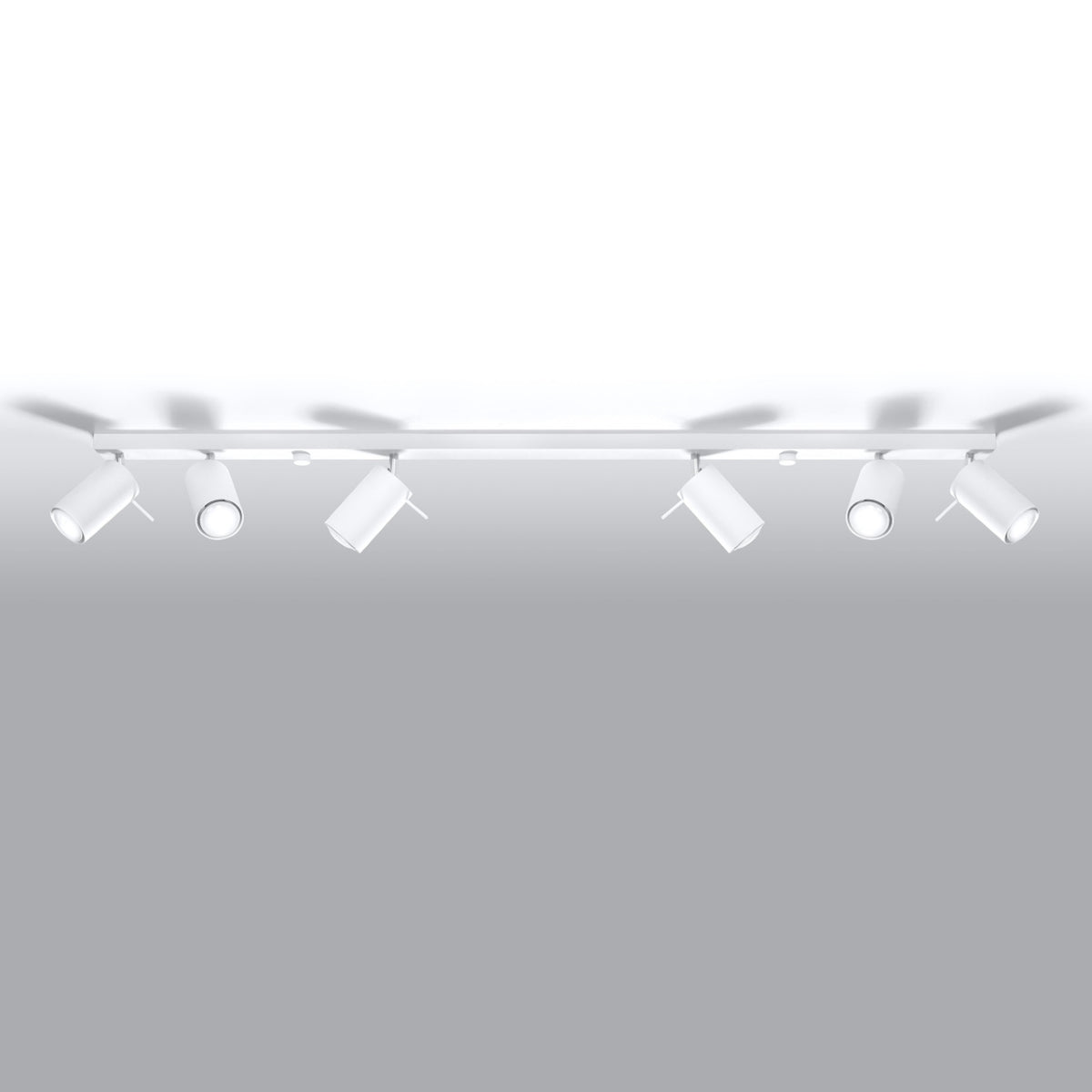 Ceiling lamp RING 6L white