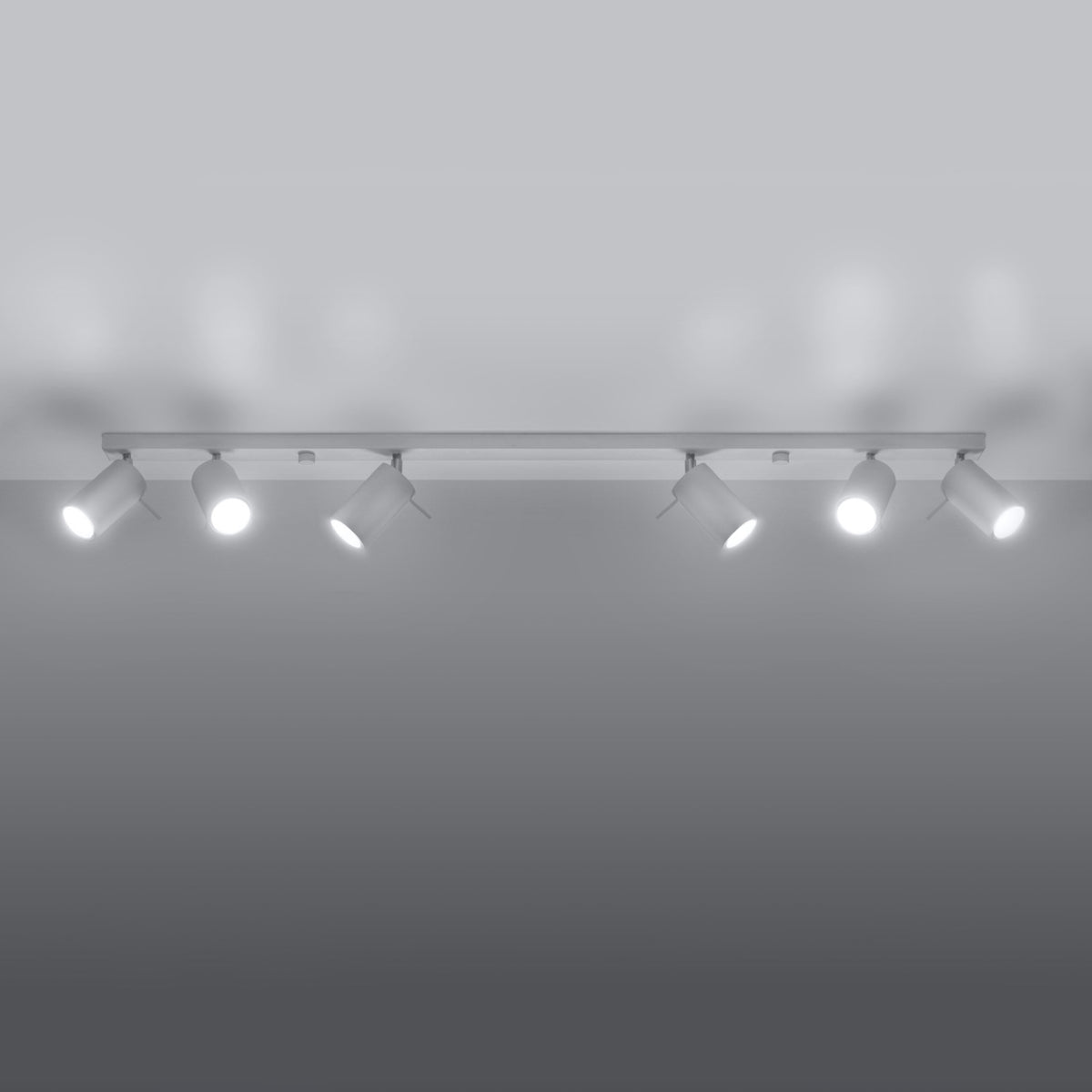 Ceiling lamp RING 6L white