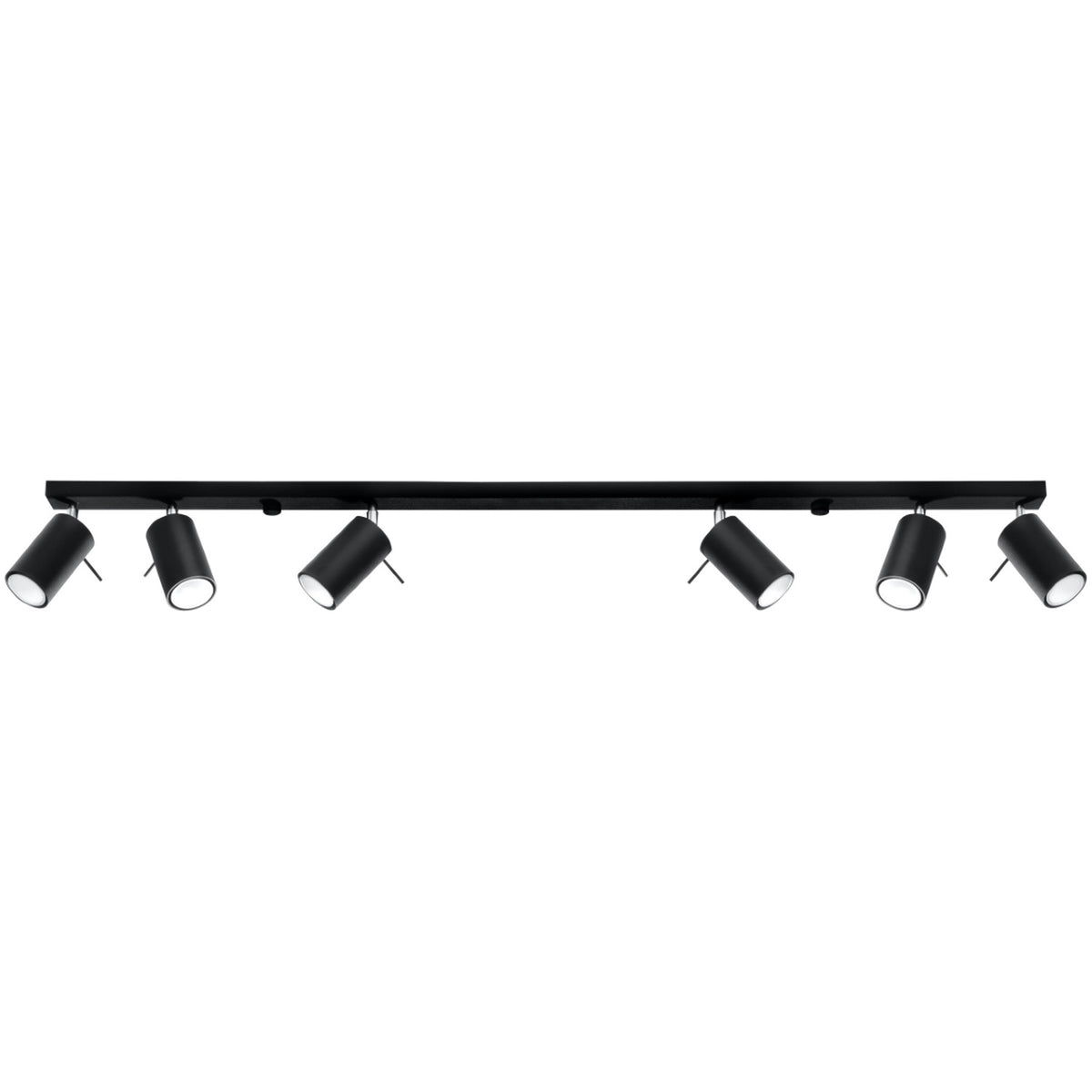Ceiling lamp RING 6L black