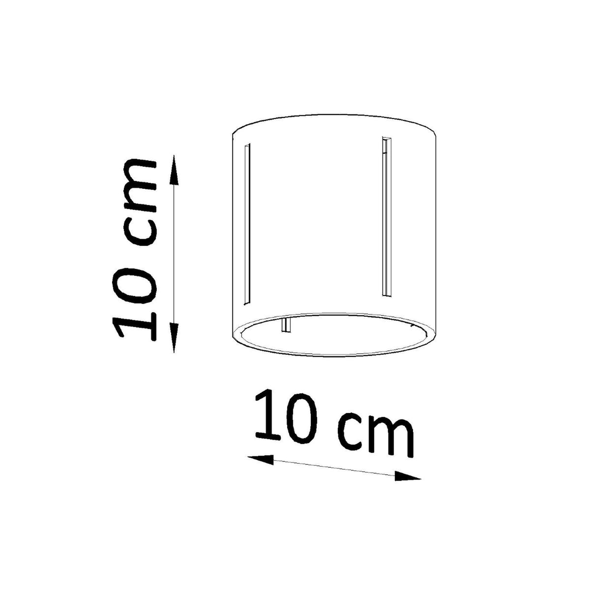 Ceiling lamp INEZ black