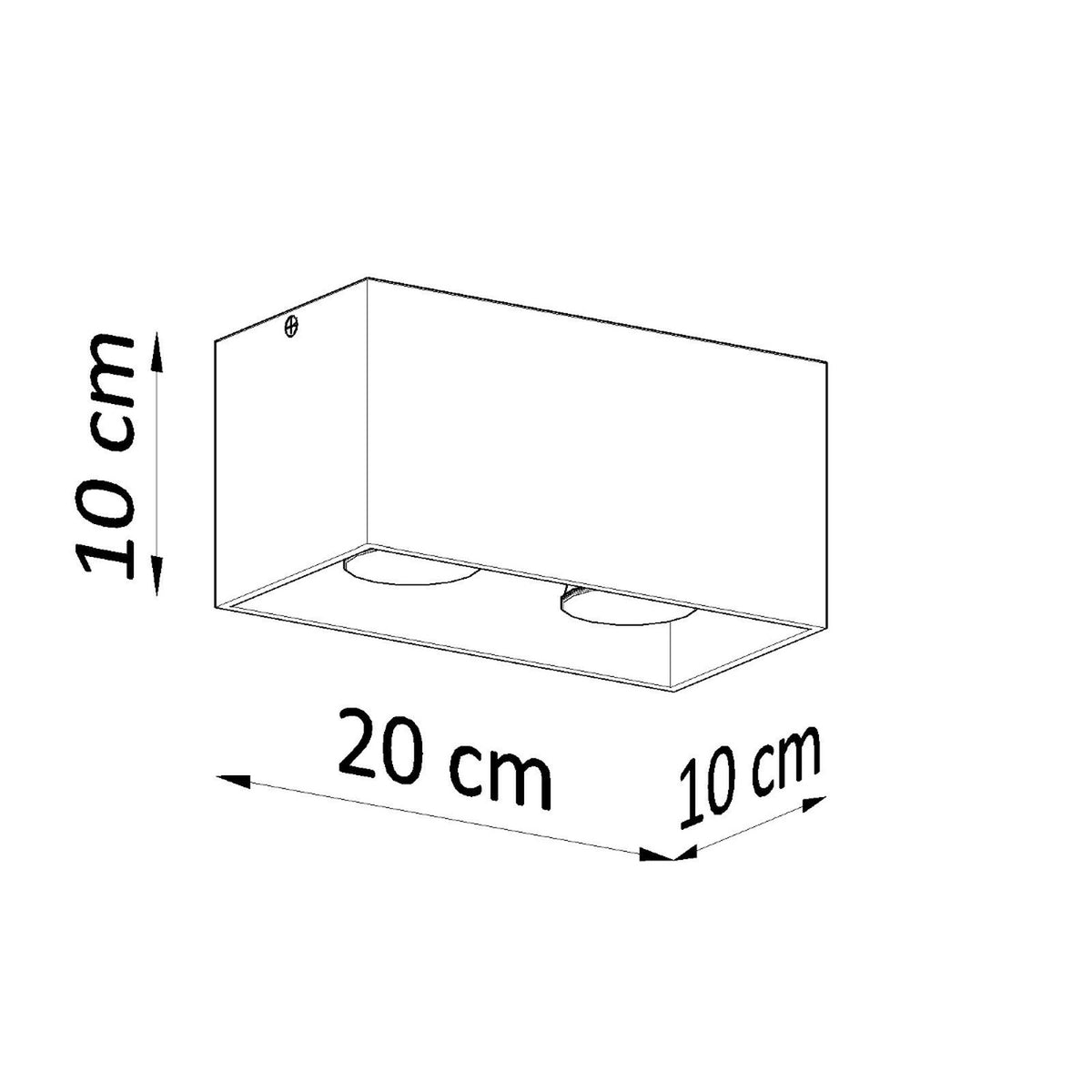Ceiling lamp QUAD white
