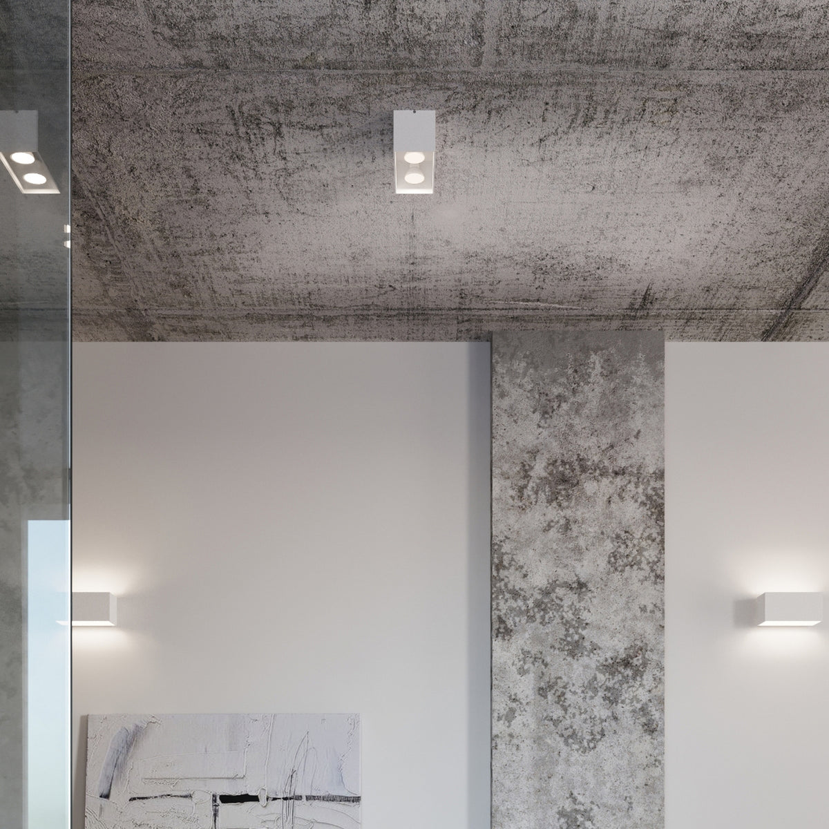 Ceiling lamp QUAD white
