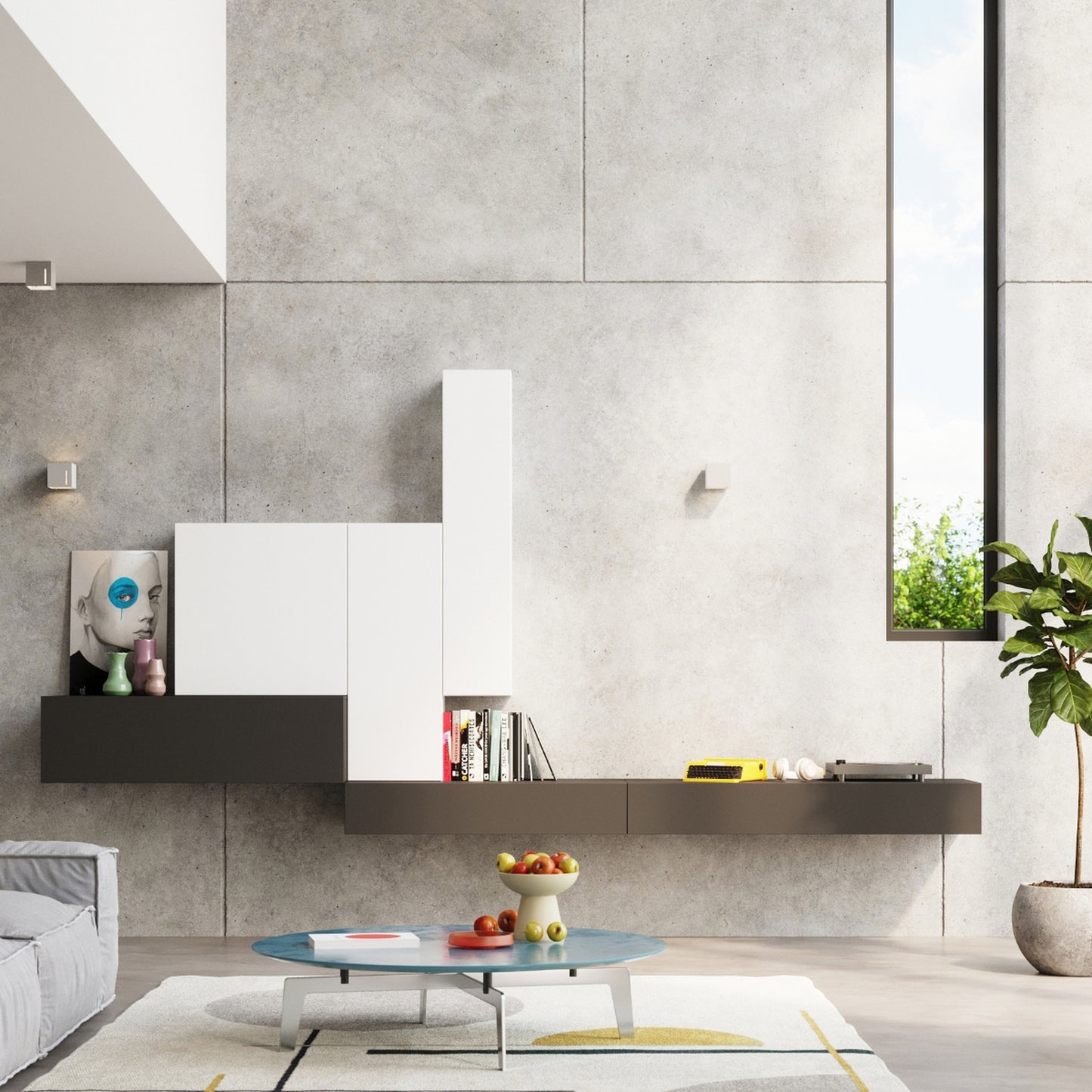 Wall lamp PIXAR grey