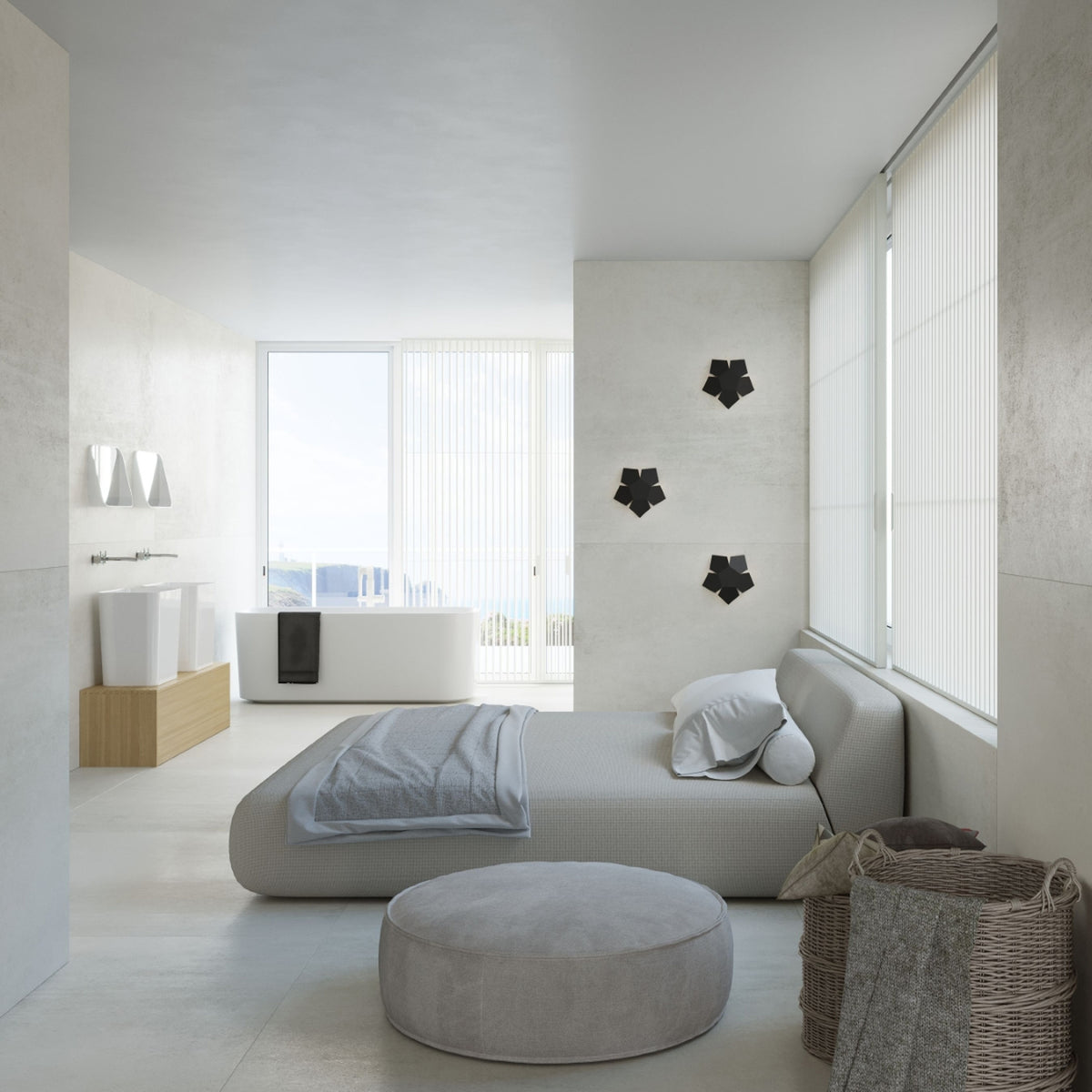 Wall lamp PENTA black
