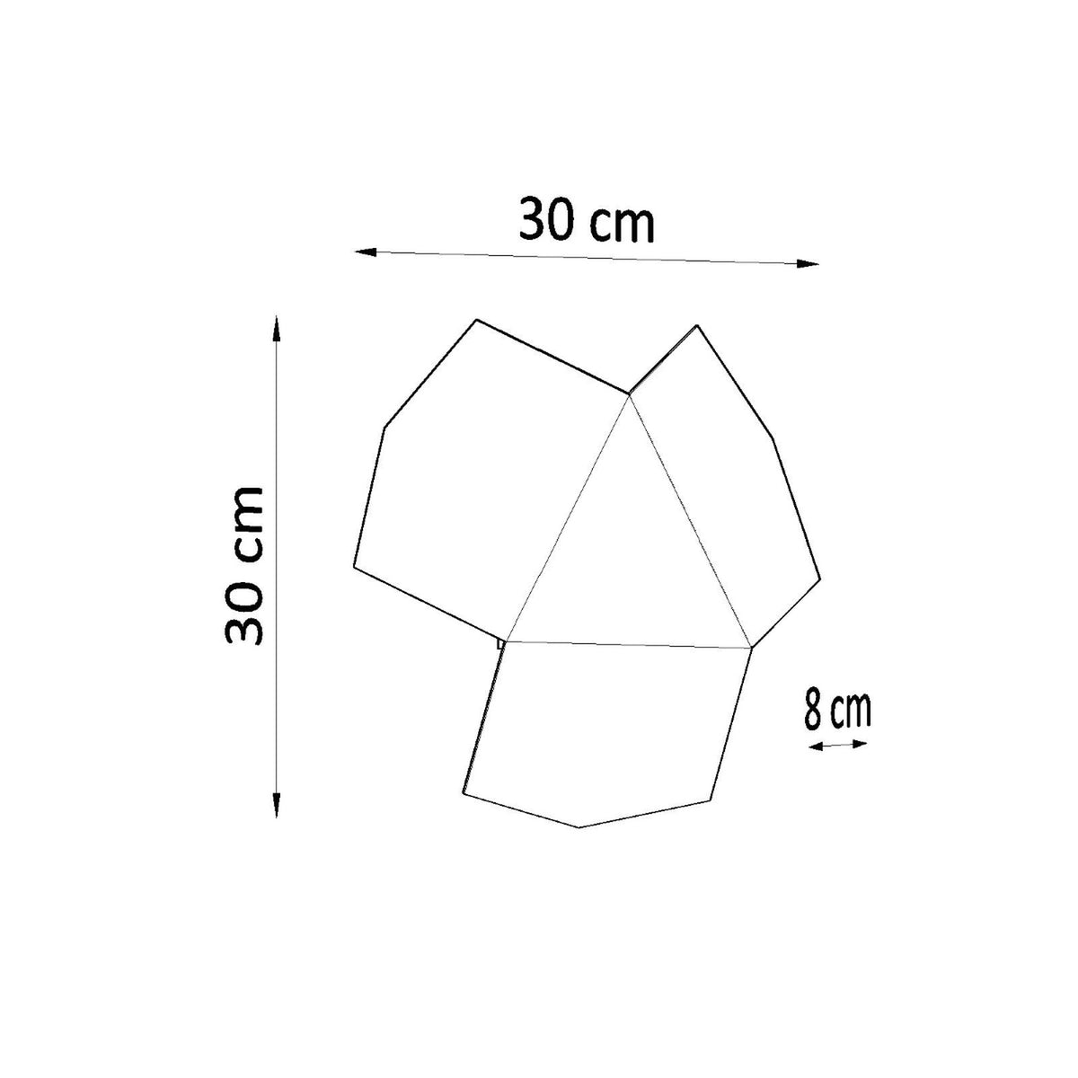Wall lamp TRE white