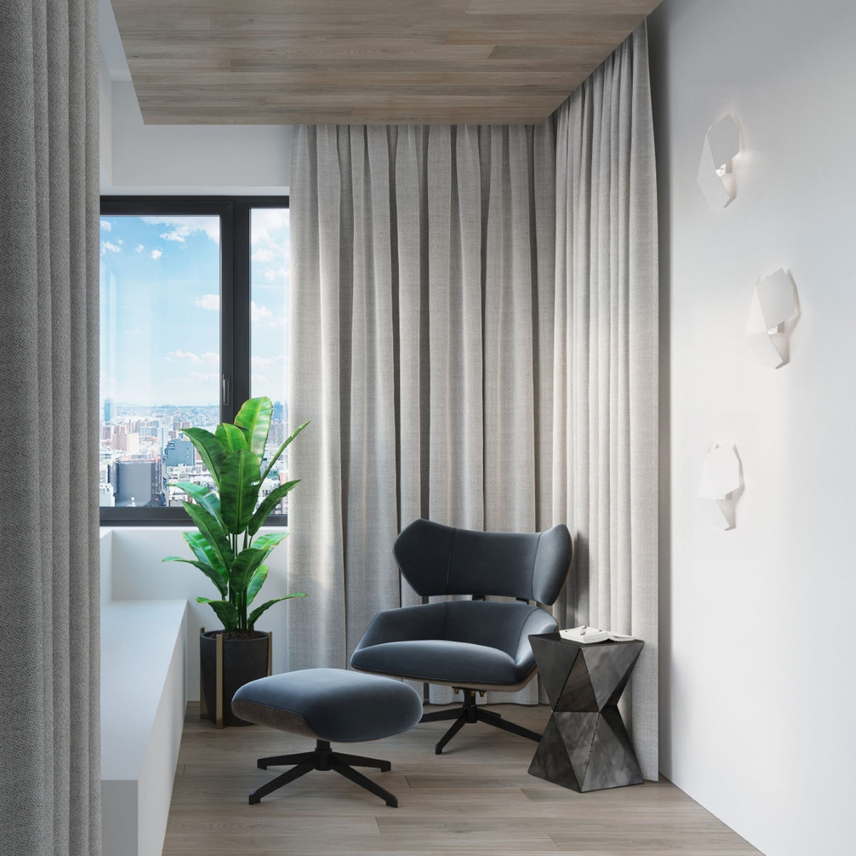 Wall lamp TRE white