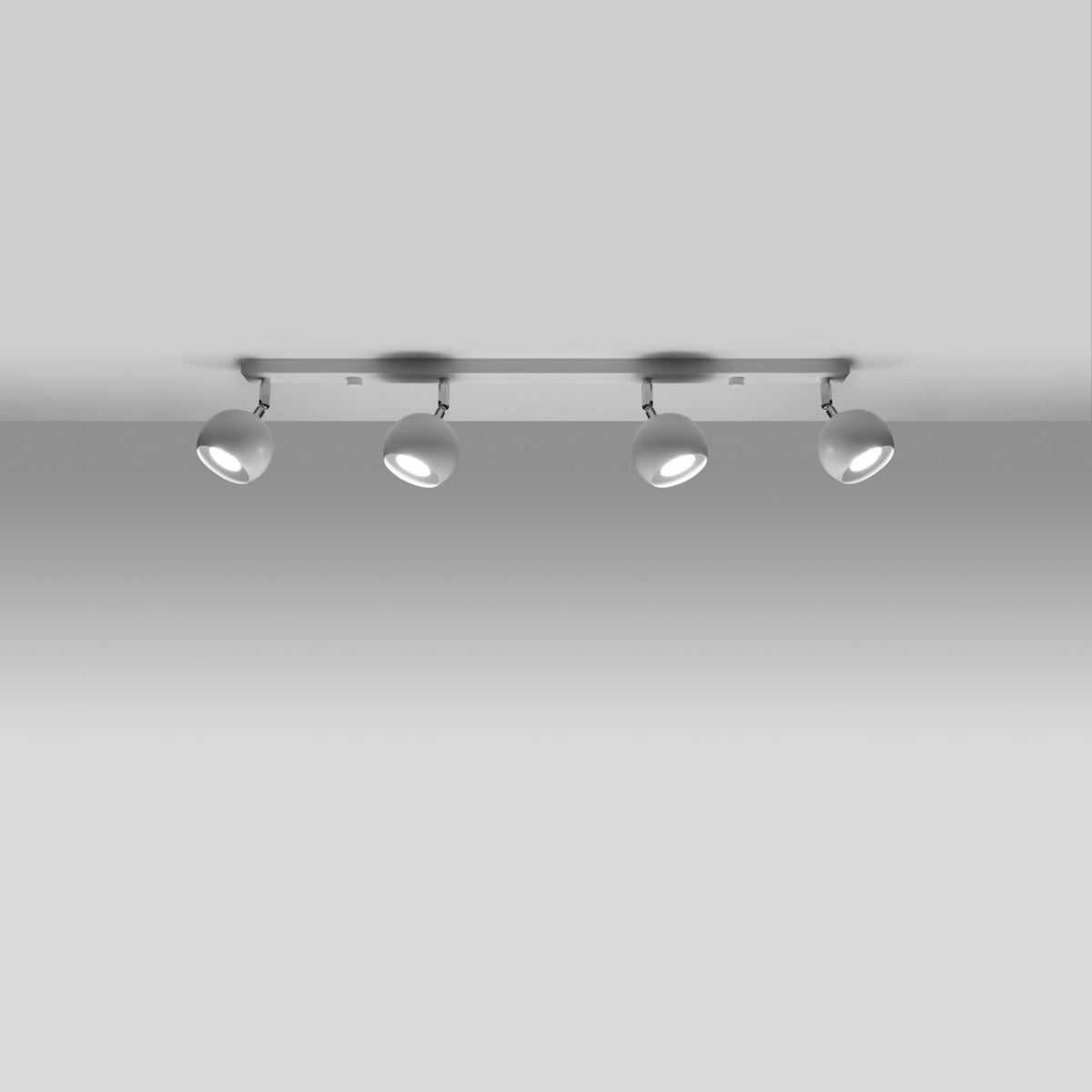 Ceiling lamp OCULARE 4L white