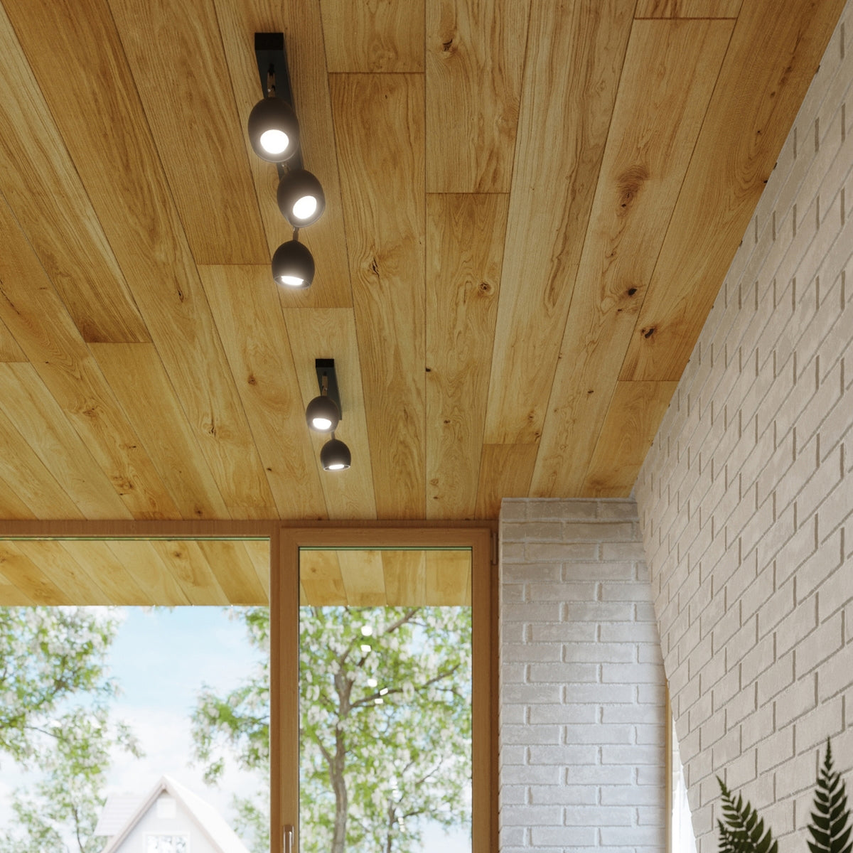 Ceiling lamp OCULARE 4 black