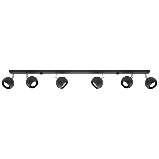 Ceiling lamp OCULARE 6L black