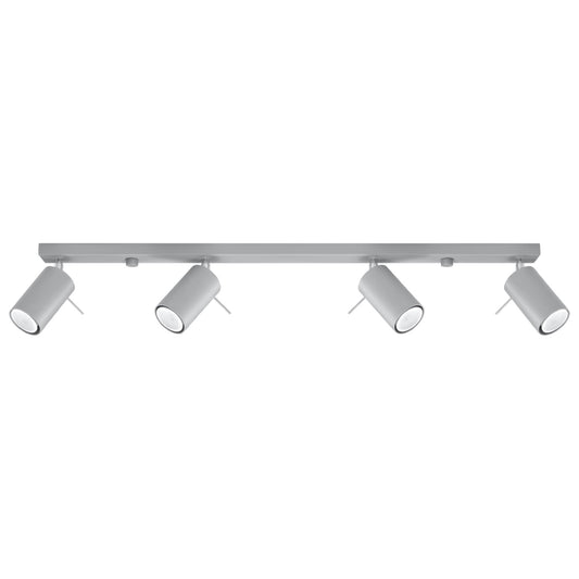 Ceiling lamp RING 4L grey
