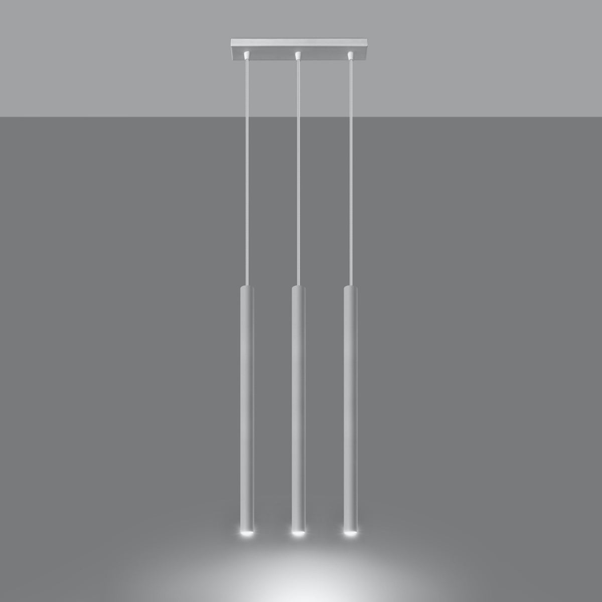 Pendant lamp PASTELO 3 white